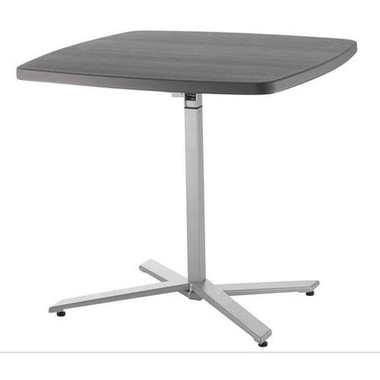 3' x 3' curved edge adjustable height table - Your Private Bar