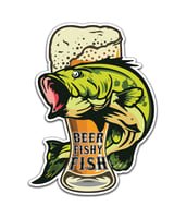 Beer Fishy Fish - Vinyl Sticker - Your Private Bar