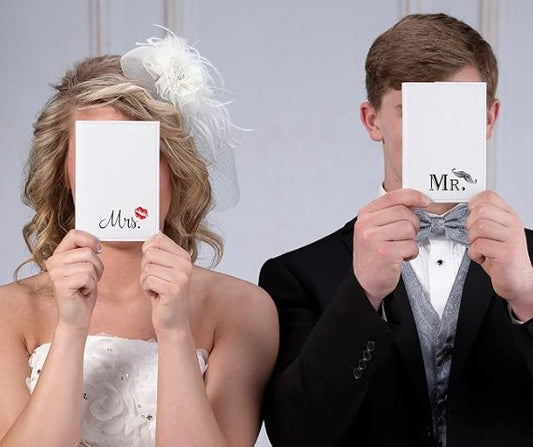 Bride and Groom Passport Covers - Your Private Bar