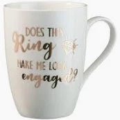 Does this Ring Make Me Look Engaged Coffee Mug - Your Private Bar