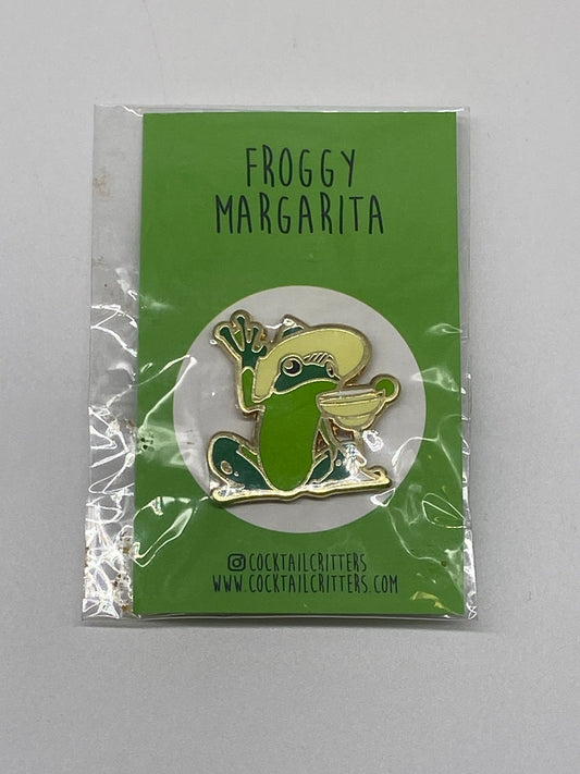 Frog x Margarita Hard Enamel Pin - Your Private Bar