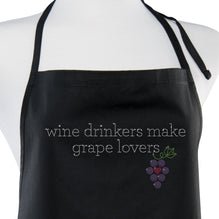 Grape Lovers Rhinestone Apron - Your Private Bar