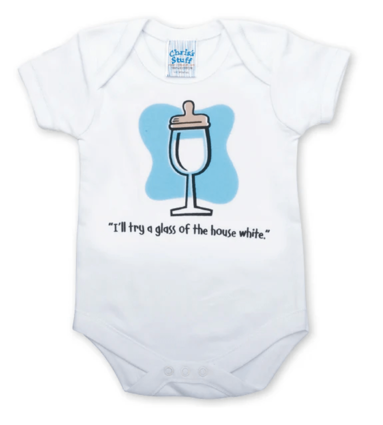 House White Baby Romper - Your Private Bar