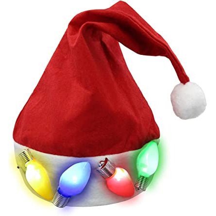 Jumbo Flashing Santa Hat - Your Private Bar