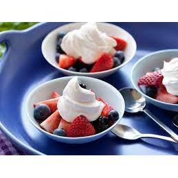 Mixed Berry Fruit Cups with Coconut Rum Chantilly Cream - Your Private Bar