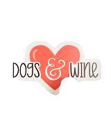 Sticker - Dogs & Wine - Your Private Bar