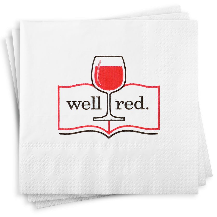 Well Red Cocktail Napkins - Your Private Bar