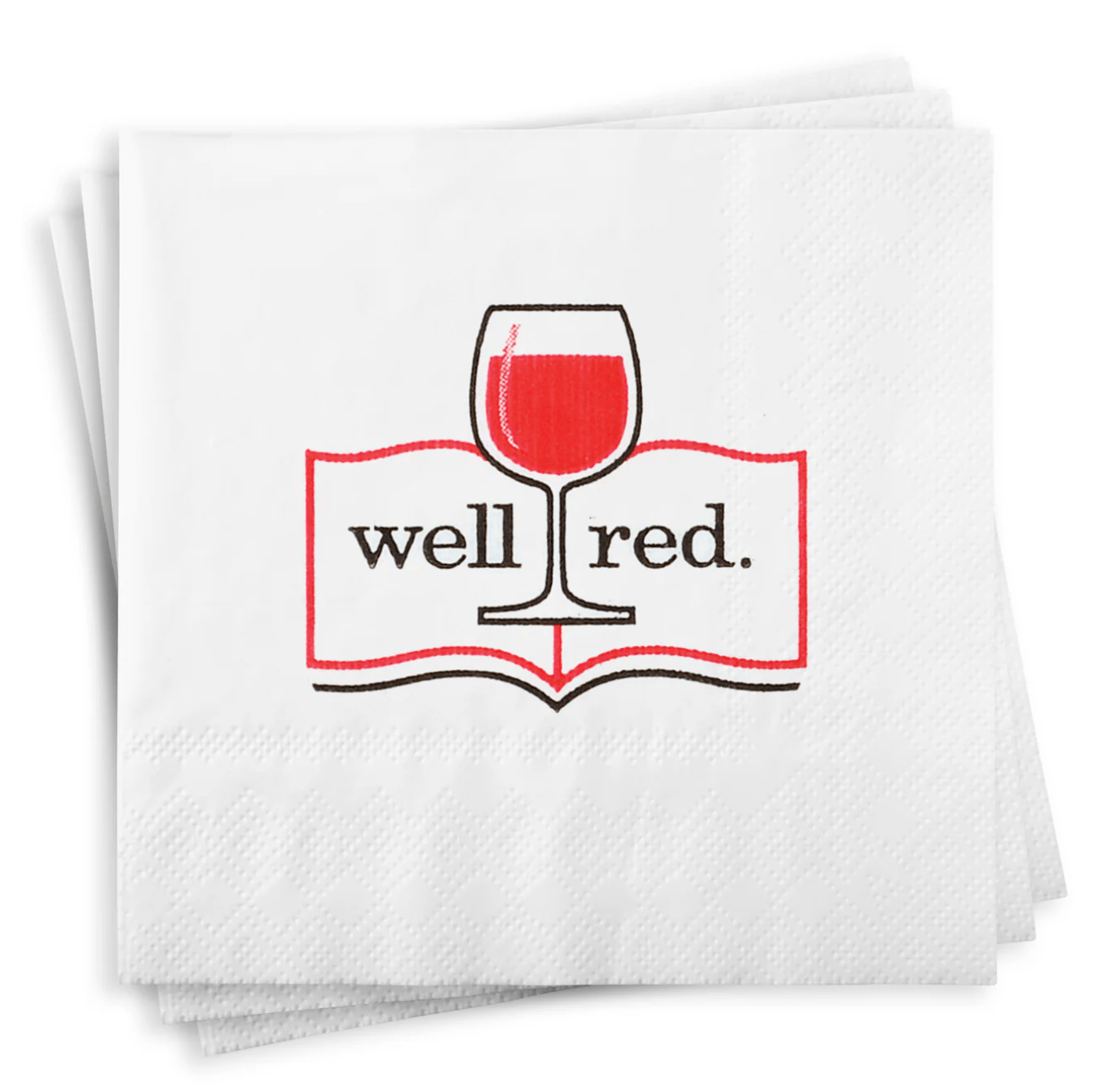 Well Red Napkins - Your Private Bar