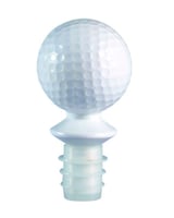 White Real Golf Ball Size Bottle Stopper - Your Private Bar