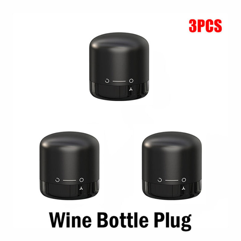 1/3Pcs Vacuum Red Wine Bottle Cap Stopper Silicone Sealed Champagne Bottle Stopper Vacuum Retain Freshness Wine Plug Bar Tools-Your Private Bar
