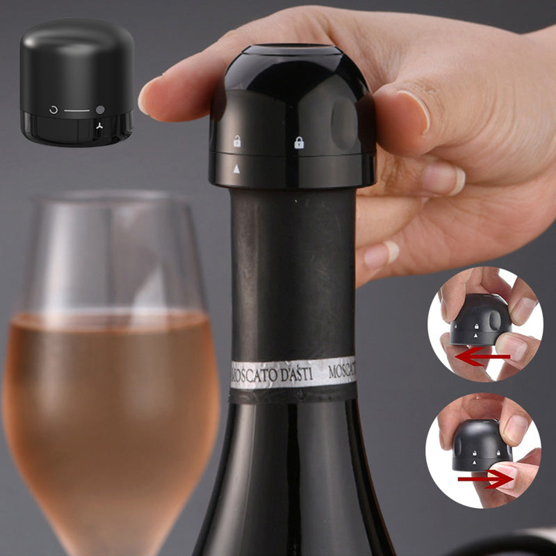 1/3Pcs Vacuum Red Wine Bottle Cap Stopper Silicone Sealed Champagne Bottle Stopper Vacuum Retain Freshness Wine Plug Bar Tools-Your Private Bar