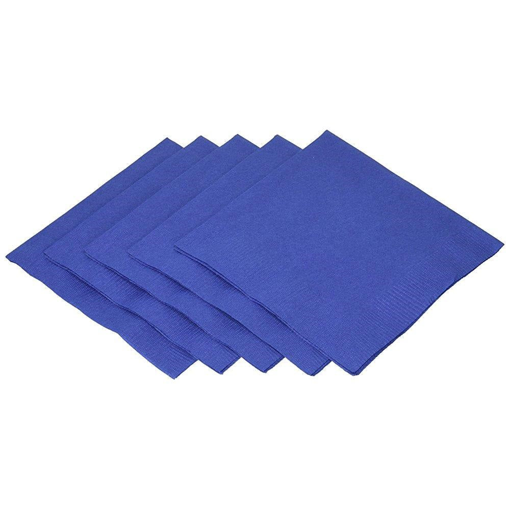 Blue Napkins (50ct) (3Ply)-Your Private Bar