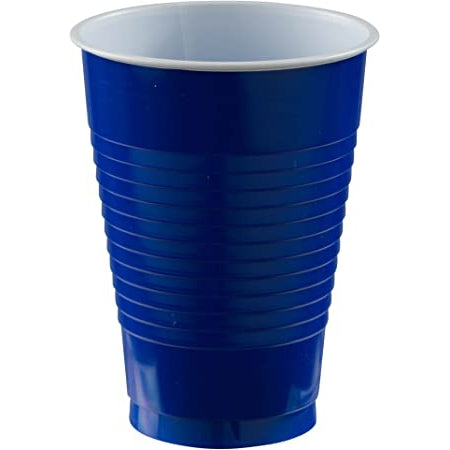 Blue Plastic Cup (12oz) (20ct)-Your Private Bar