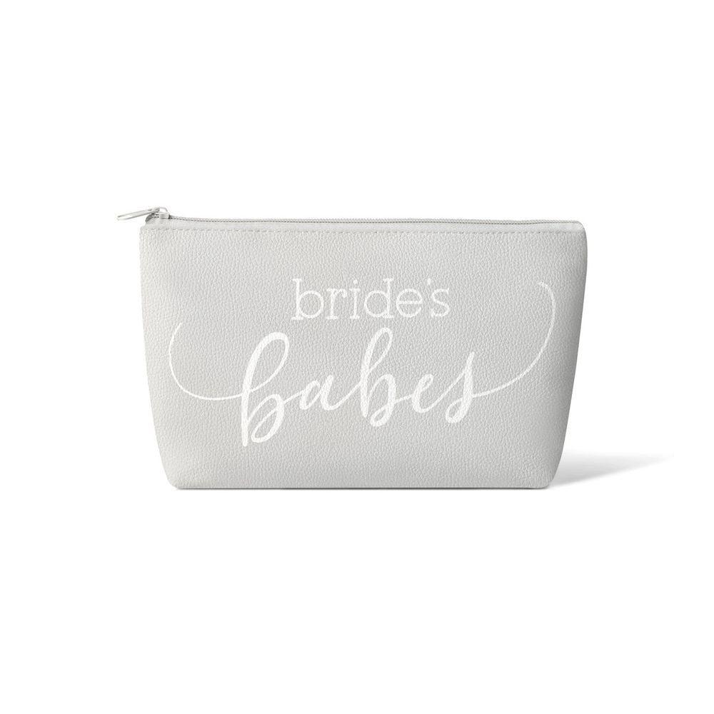 Brides Babes Faux Leather Cosmetic Bag-Your Private Bar