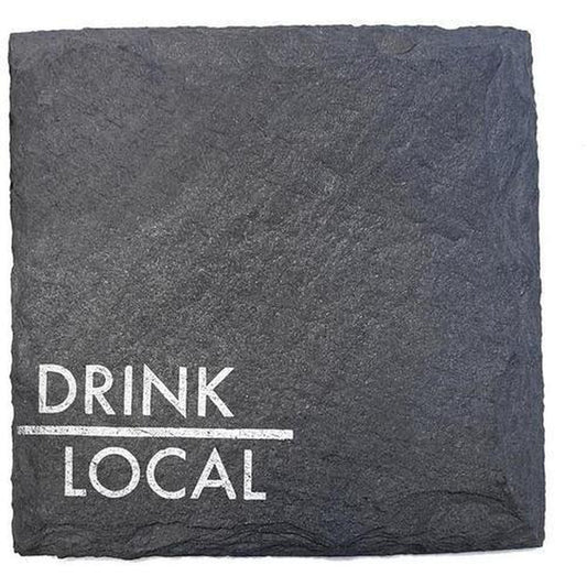 Drink Local Slate Coasters-Your Private Bar