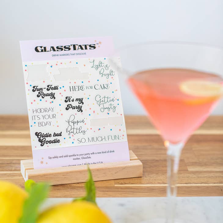 GlassTats Drink Markers-Your Private Bar