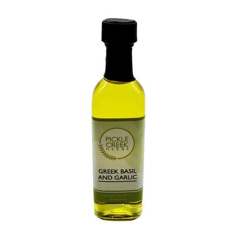 Greek Basil & Garlic Infused Olive Oil-Your Private Bar