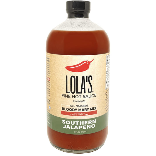 Lola's Southern Jalapeno Bloody Mary Mix (32 oz)-Your Private Bar