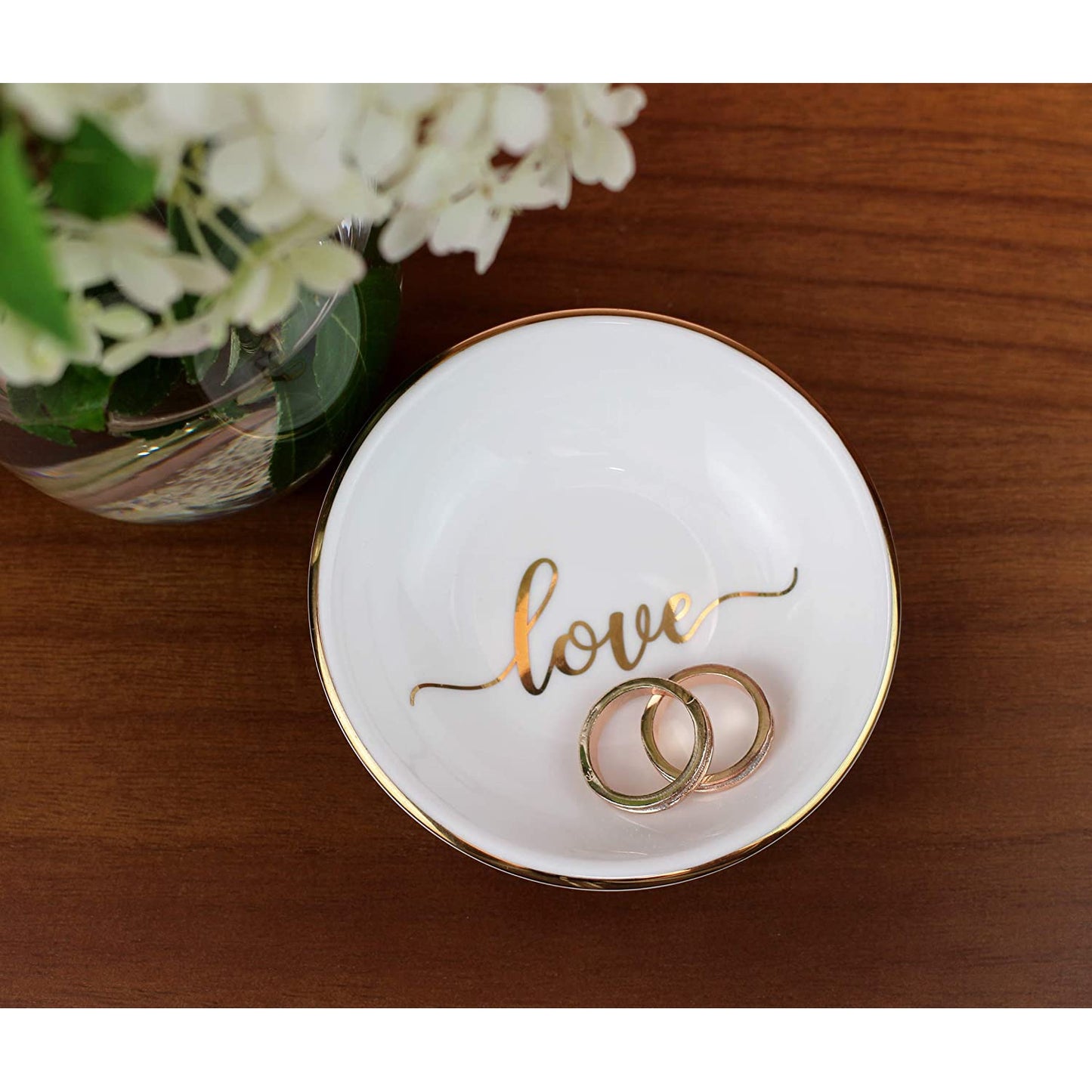 Love Ceramic Ring Dish-Your Private Bar