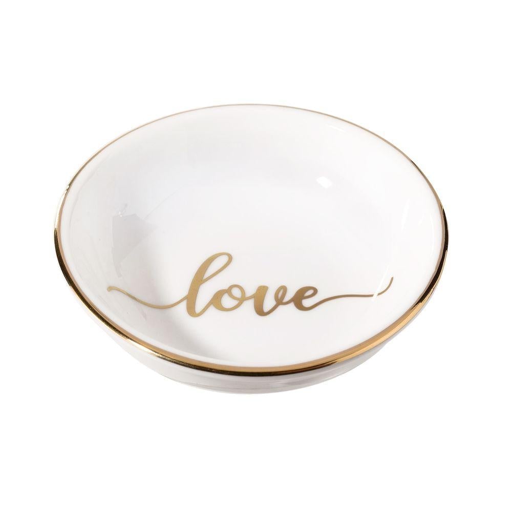 Love Ceramic Ring Dish-Your Private Bar