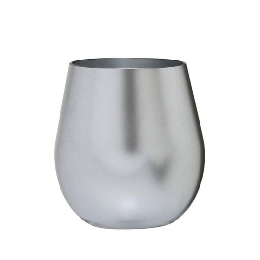 Metallic 18 oz. Stemless Wine Glass-Your Private Bar
