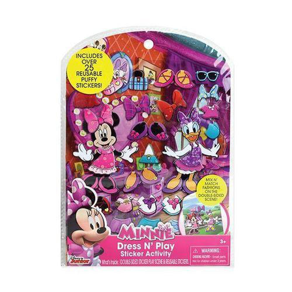 Minnie Mouse Dress N Play Puffy Sticker Set-Your Private Bar