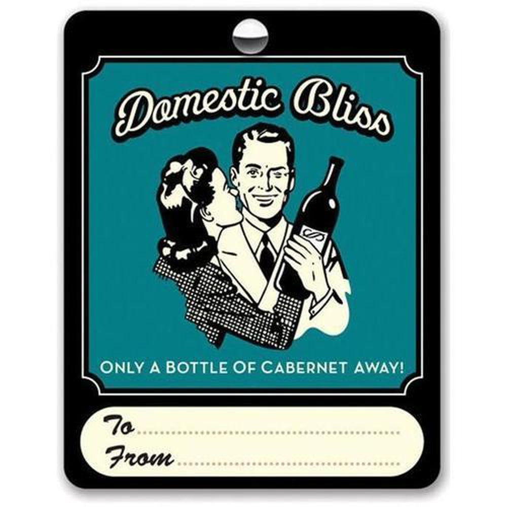 Retro Bottleneck Tags-Your Private Bar