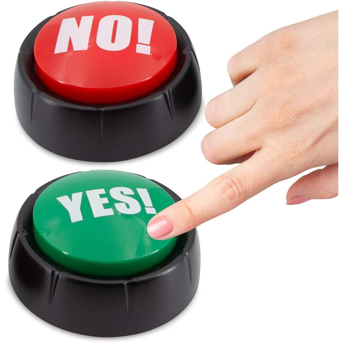 Talking Yes & No Buzzer Buttons-Your Private Bar