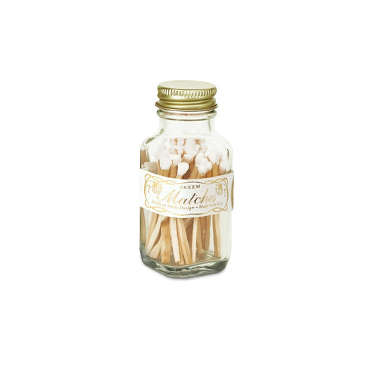 Vintage White & Gold Match Bottle-Your Private Bar