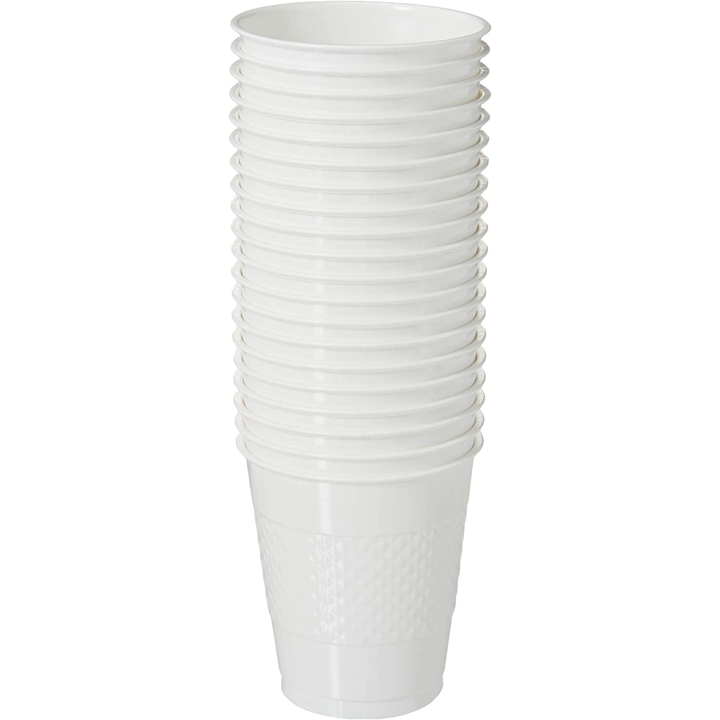 White Plastic Cup (12 oz) (20ct)-Your Private Bar