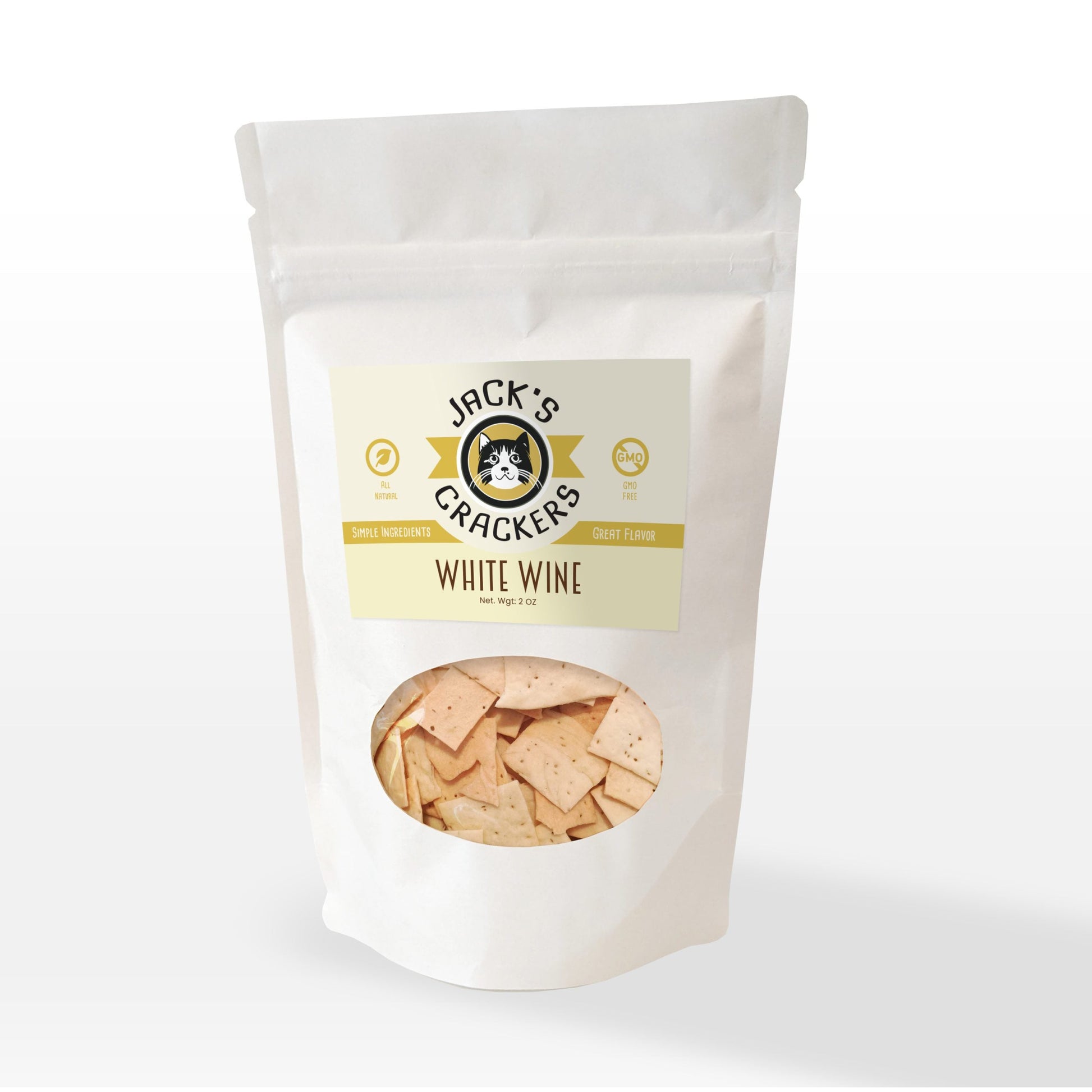 White Wine Crackers 2oz Bag-Your Private Bar