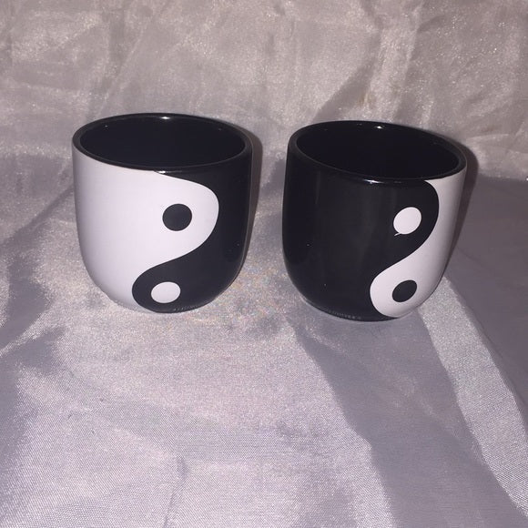 Ying Yang 2oz Saki or Tea cups-Your Private Bar