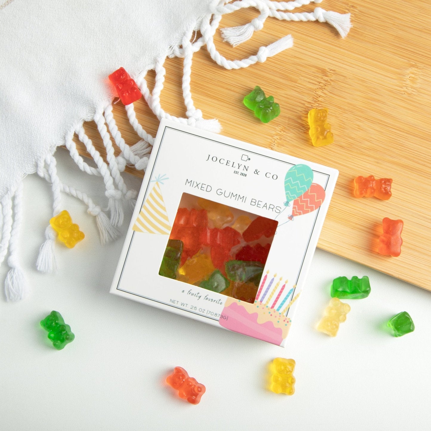 Birthday Gummi Bears - Jocelyn & Co. Drop Ship