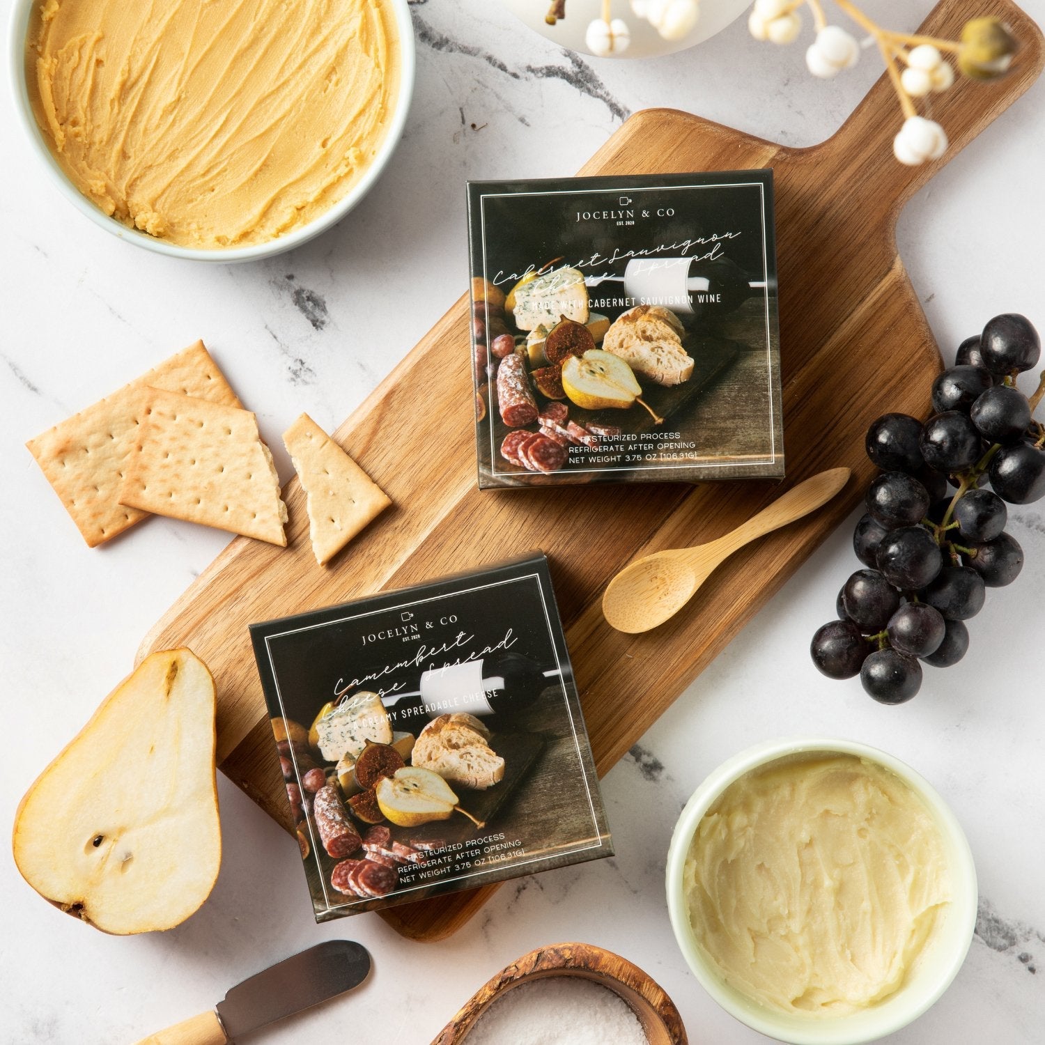 The Winery Collection Camembert Cheese Spread - Jocelyn & Co. Drop Ship
